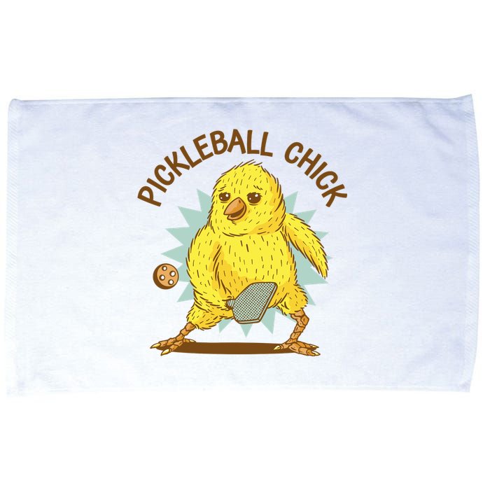 Pickleball Chick Cute Sport Microfiber Hand Towel