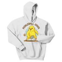 Pickleball Chick Cute Sport Kids Hoodie