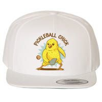 Pickleball Chick Cute Sport Wool Snapback Cap