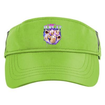 Popcat Cute Cat Popcat Funny Meme Coin For Cat Lover Adult Drive Performance Visor