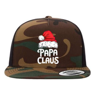 Papa Claus Christmas Dad Santa Family Matching Pajamas Xmas Flat Bill Trucker Hat