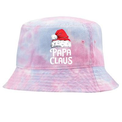 Papa Claus Christmas Dad Santa Family Matching Pajamas Xmas Tie-Dyed Bucket Hat