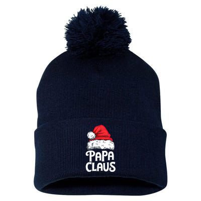 Papa Claus Christmas Dad Santa Family Matching Pajamas Xmas Pom Pom 12in Knit Beanie