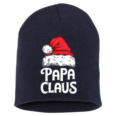 Papa Claus Christmas Dad Santa Family Matching Pajamas Xmas Short Acrylic Beanie