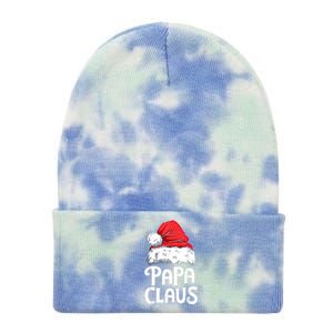 Papa Claus Christmas Dad Santa Family Matching Pajamas Xmas Tie Dye 12in Knit Beanie