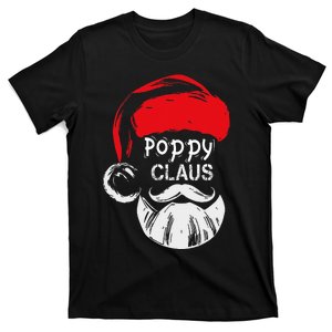 Poppy Claus  Christmas Grandpa Gift T-Shirt