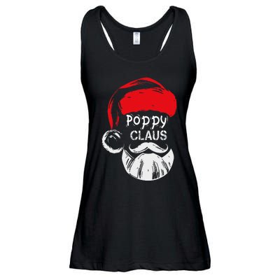 Poppy Claus  Christmas Grandpa Gift Ladies Essential Flowy Tank