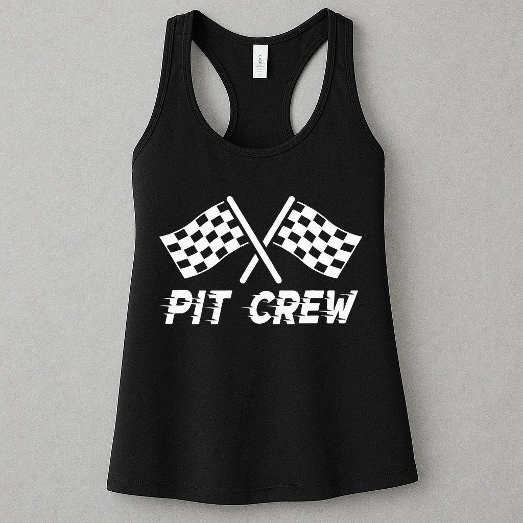 Pit Crew Costume For Race Car Parties Womens Tank Top