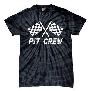 Pit Crew Costume For Race Car Parties Tie-Dye T-Shirt