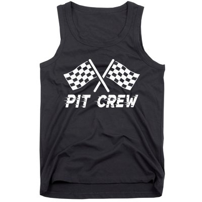 Pit Crew Costume For Race Car Parties Tank Top