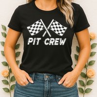 Pit Crew Costume For Race Car Parties Womens T-Shirt