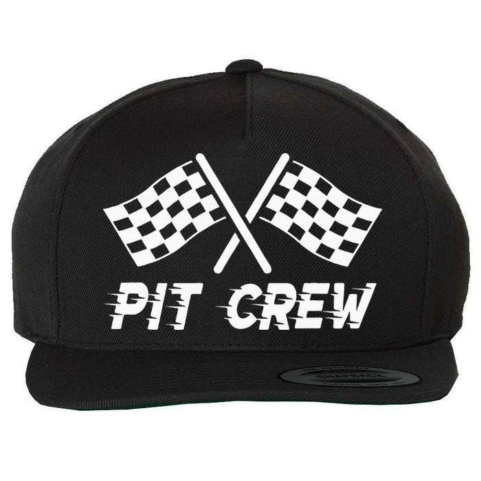 Pit Crew Costume For Race Car Parties Wool Snapback Cap