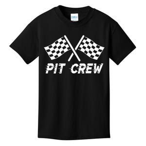 Pit Crew Costume For Race Car Parties Kids T-Shirt