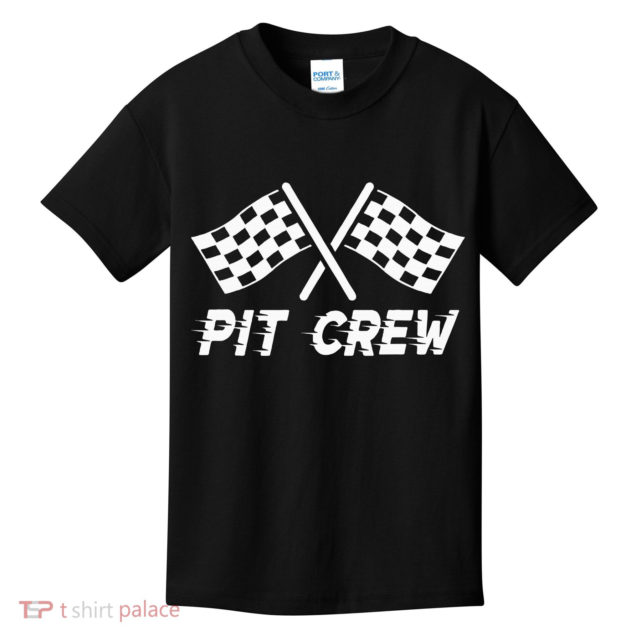 Pit Crew Costume For Race Car Parties Kids T-Shirt