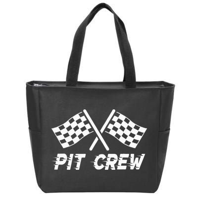 Pit Crew Costume For Race Car Parties Zip Tote Bag