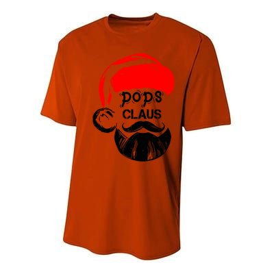 Pops Claus Christmas Grandpa Santa Claus Christmas Cool Gift Performance Sprint T-Shirt