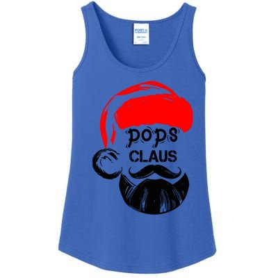 Pops Claus Christmas Grandpa Santa Claus Christmas Cool Gift Ladies Essential Tank