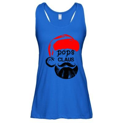 Pops Claus Christmas Grandpa Santa Claus Christmas Cool Gift Ladies Essential Flowy Tank