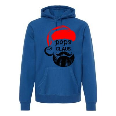 Pops Claus Christmas Grandpa Santa Claus Christmas Cool Gift Premium Hoodie