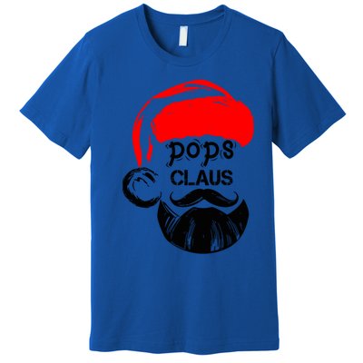 Pops Claus Christmas Grandpa Santa Claus Christmas Cool Gift Premium T-Shirt