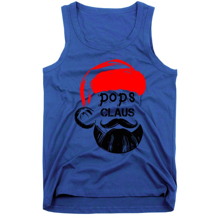 Pops Claus Christmas Grandpa Santa Claus Christmas Cool Gift Tank Top