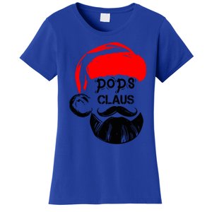 Pops Claus Christmas Grandpa Santa Claus Christmas Cool Gift Women's T-Shirt