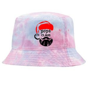 Pops Claus Christmas Grandpa Santa Claus Christmas Cool Gift Tie-Dyed Bucket Hat