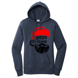 Pops Claus Christmas Grandpa Santa Claus Christmas Cool Gift Women's Pullover Hoodie