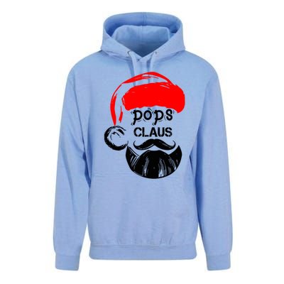 Pops Claus Christmas Grandpa Santa Claus Christmas Cool Gift Unisex Surf Hoodie