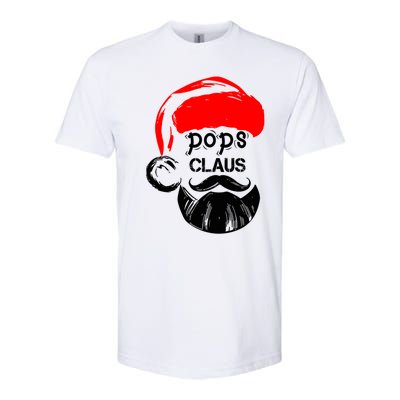 Pops Claus Christmas Grandpa Santa Claus Christmas Cool Gift Softstyle CVC T-Shirt