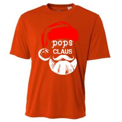 Pops Claus Christmas Pops Santa Claus Christmas Gift Cooling Performance Crew T-Shirt