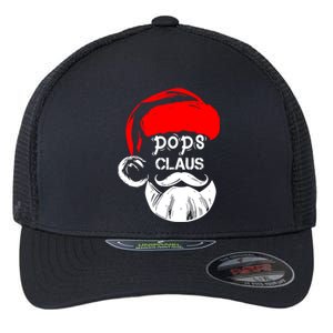 Pops Claus Christmas Pops Santa Claus Christmas Gift Flexfit Unipanel Trucker Cap