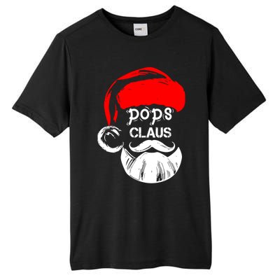 Pops Claus Christmas Pops Santa Claus Christmas Gift Tall Fusion ChromaSoft Performance T-Shirt