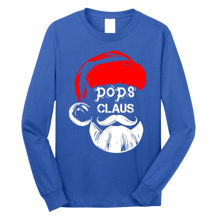 Pops Claus Christmas Pops Santa Claus Christmas Gift Long Sleeve Shirt