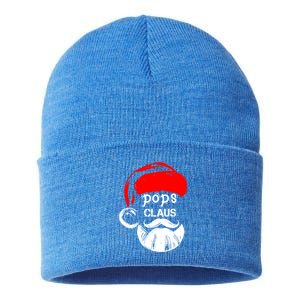 Pops Claus Christmas Pops Santa Claus Christmas Gift Sustainable Knit Beanie