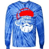 Pops Claus Christmas Pops Santa Claus Christmas Gift Tie-Dye Long Sleeve Shirt