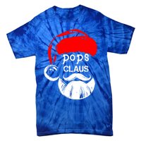 Pops Claus Christmas Pops Santa Claus Christmas Gift Tie-Dye T-Shirt