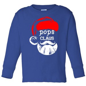 Pops Claus Christmas Pops Santa Claus Christmas Gift Toddler Long Sleeve Shirt