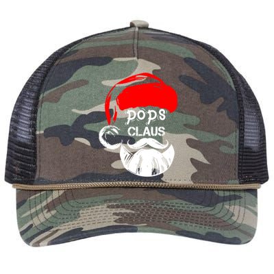 Pops Claus Christmas Pops Santa Claus Christmas Gift Retro Rope Trucker Hat Cap