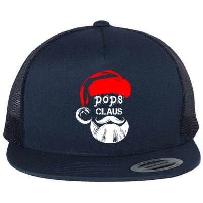 Pops Claus Christmas Pops Santa Claus Christmas Gift Flat Bill Trucker Hat