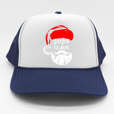 Pops Claus Christmas Pops Santa Claus Christmas Gift Trucker Hat