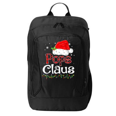 Pops Claus Christmas Santa Family Ing Pajamas Xmas Great Gift City Backpack