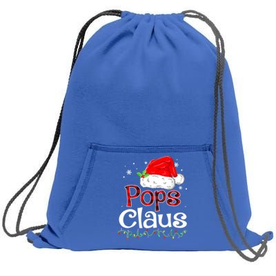 Pops Claus Christmas Santa Family Ing Pajamas Xmas Great Gift Sweatshirt Cinch Pack Bag