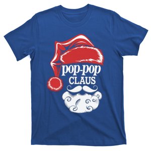 Poppop Claus Christmas Grandpa Santa Holiday Gift T-Shirt