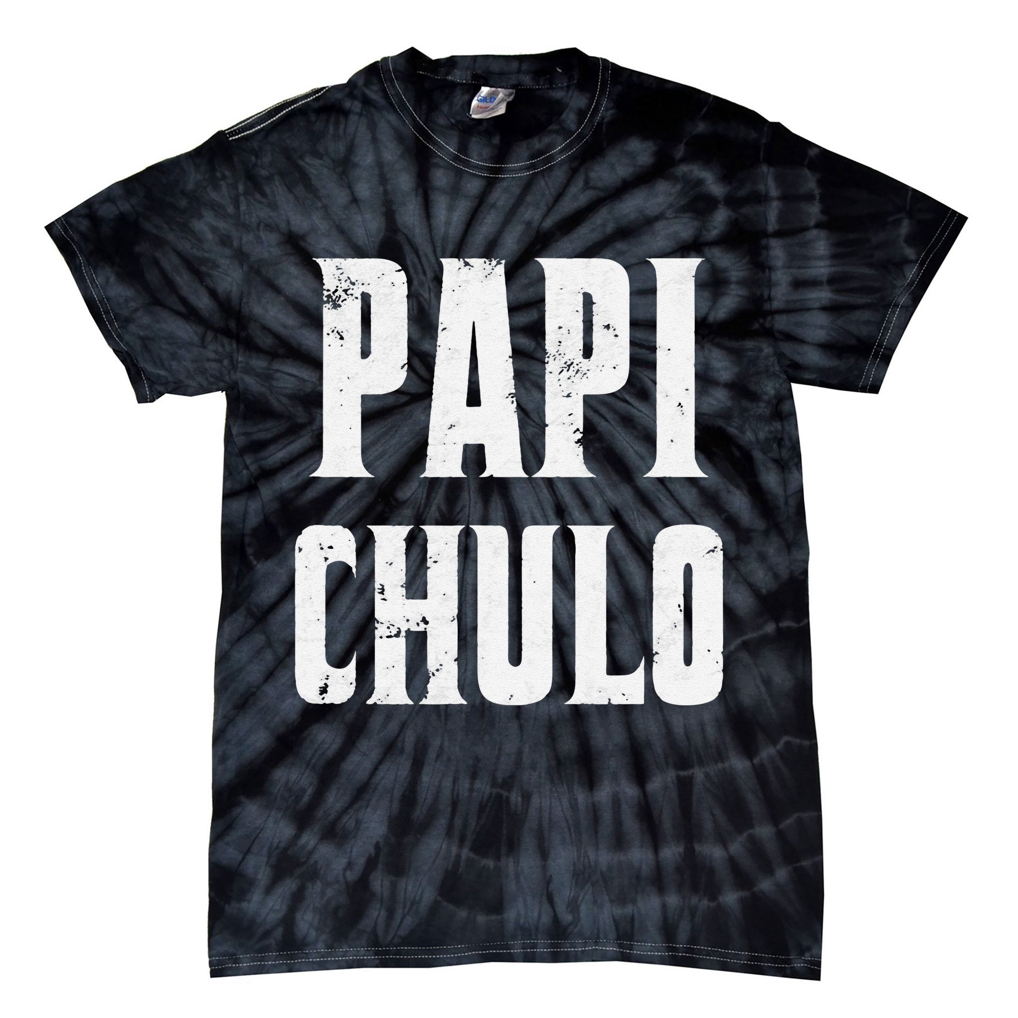Papi Chulo Cool Daddy Fathers Day Gift Latino Father Tie-Dye T-Shirt