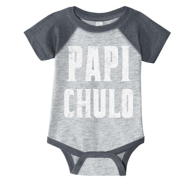 Papi Chulo Cool Daddy Fathers Day Gift Latino Father Infant Baby Jersey Bodysuit
