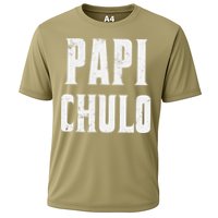 Papi Chulo Cool Daddy Fathers Day Gift Latino Father Cooling Performance Crew T-Shirt