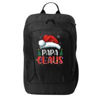 Papa Claus Christmas Lights Pajama Family Matching City Backpack