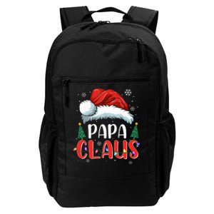 Papa Claus Christmas Lights Pajama Family Matching Daily Commute Backpack