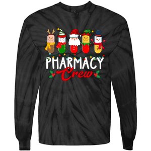 Pharmacy Crew Christmas Holiday Season Tie-Dye Long Sleeve Shirt